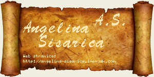 Angelina Šišarica vizit kartica